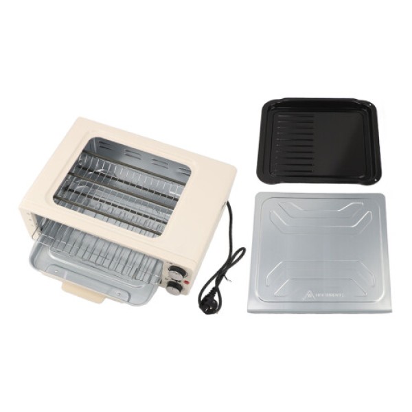 5 in 1 Oven Pemanggang Roti Meja, Penggorengan Udara, Oven Pizza Portabel 14L Multifungsi, Oven Pemanggang Listrik, dan Kombo untuk Dapur, Colokan EU 220V